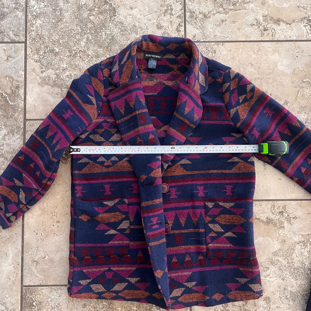 Aztec Patterned Jacket by soft creek